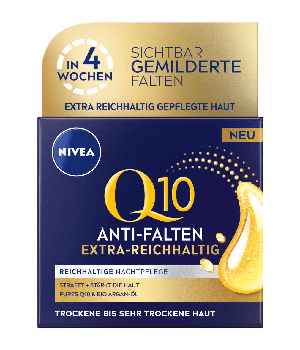 NIVEA Q10 Anti Falten Extra Reichhaltige Nachtpflege 50 ml