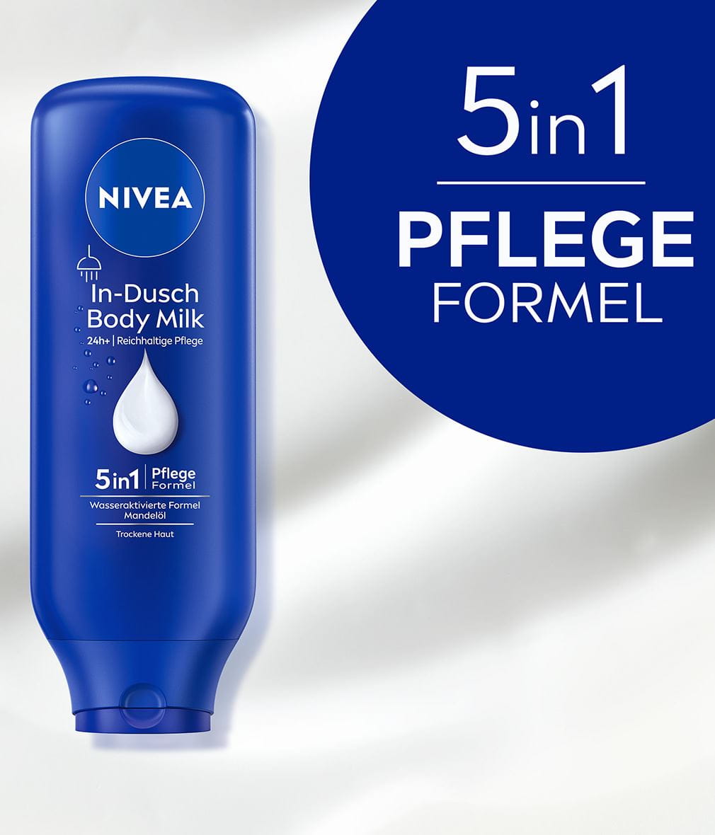 NIVEA IN-DUSCH BODY MILK 400ML 5 IN 1 PFLEGEFORMEL