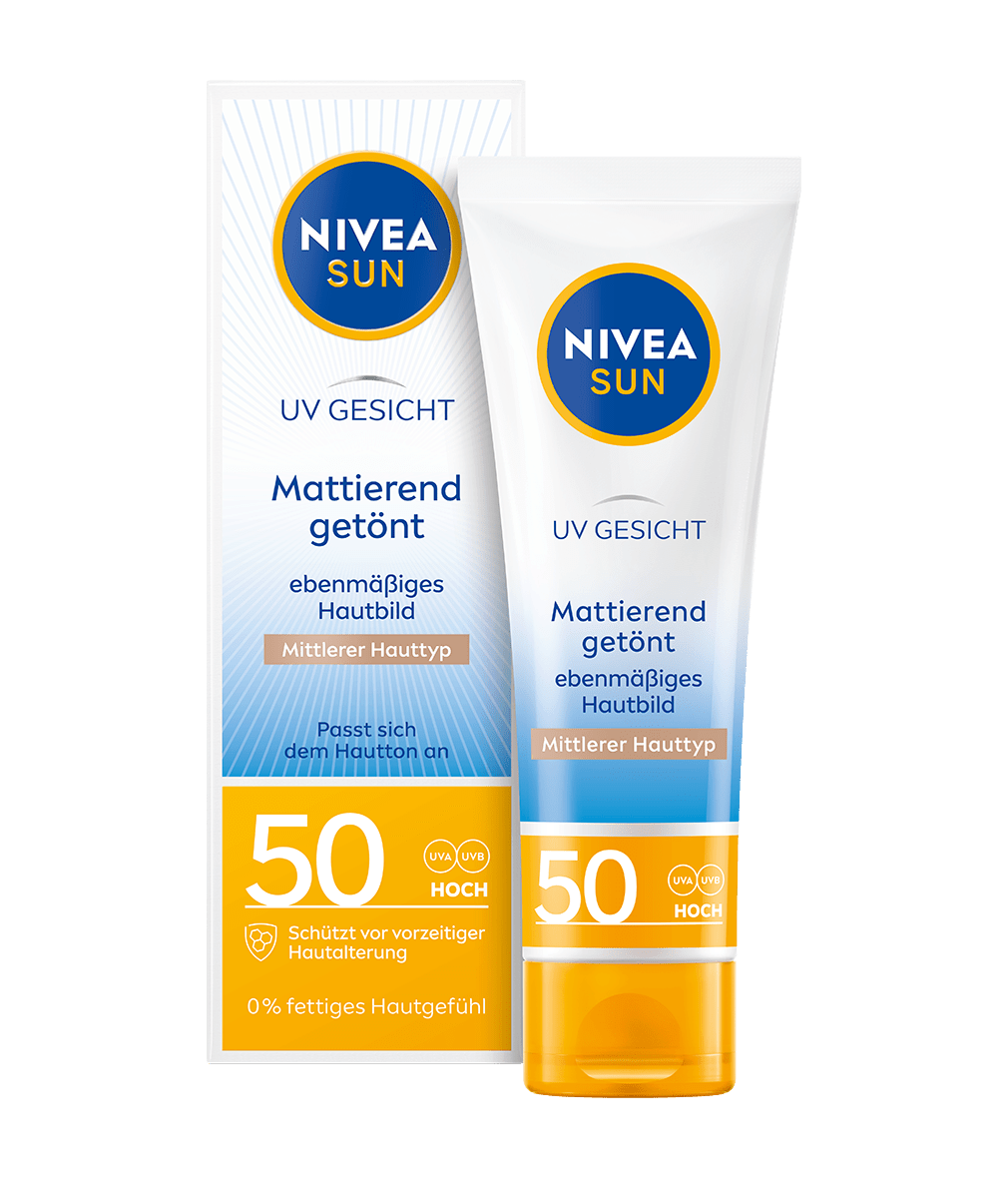 NIVEA SUN Gesicht Getönter Sonnenschutz LSF 50 50 ml