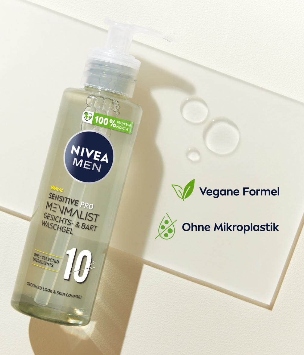 NIVEA MEN MENMALIST SENSITIVE PRO WASCHGEL NACHHALTIGKEIT