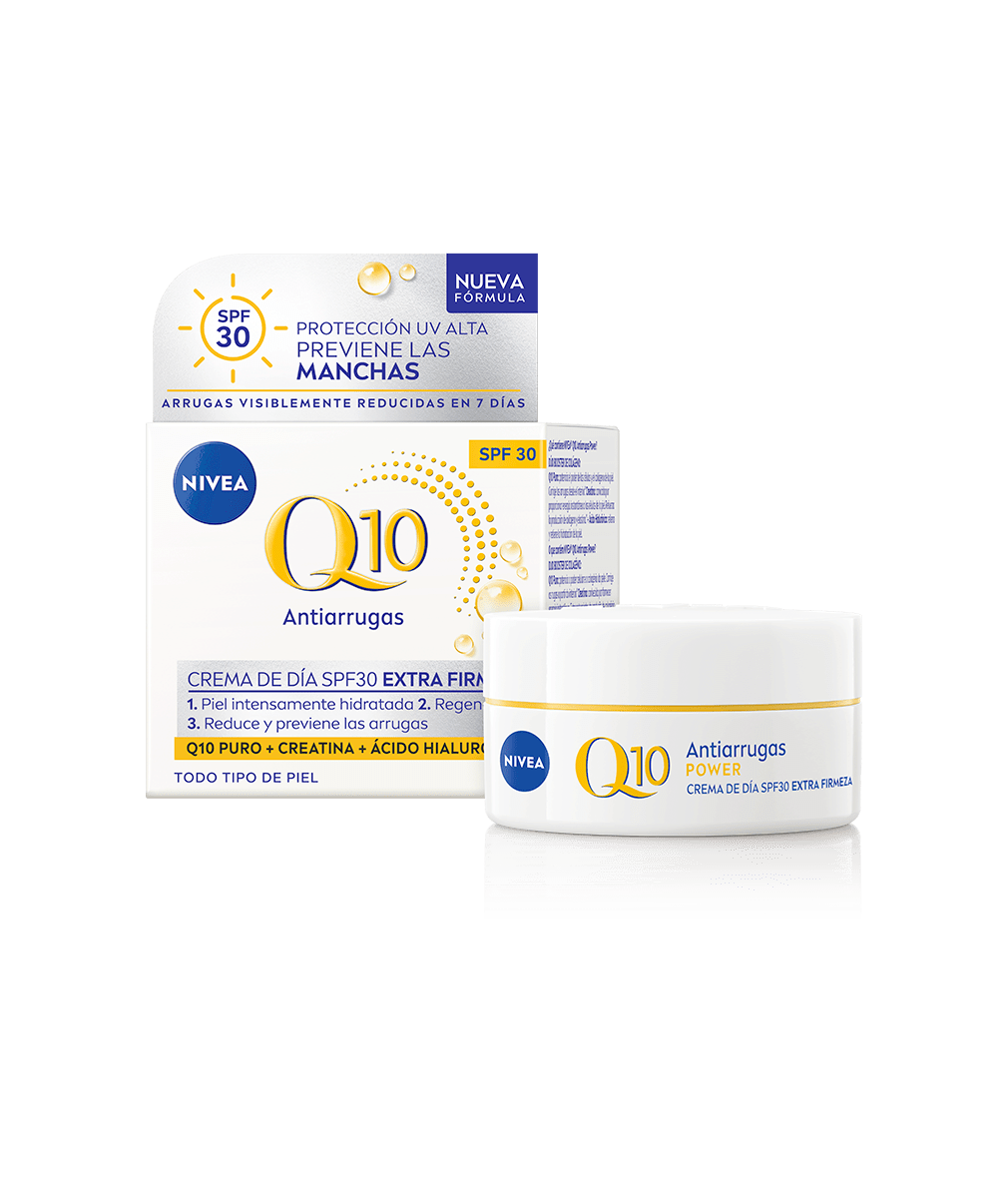 NIVEA Q10 Antiarrugas Power Crema de Día Extra Firmeza SPF30