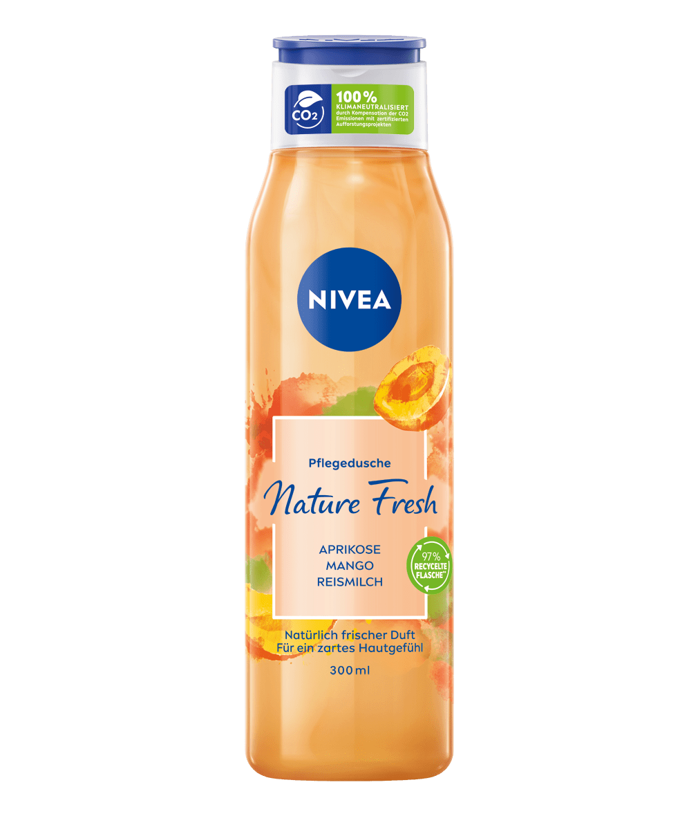 <b>NIVEA</b> Nature Fresh Pflegedusche Aprikose 300ml.