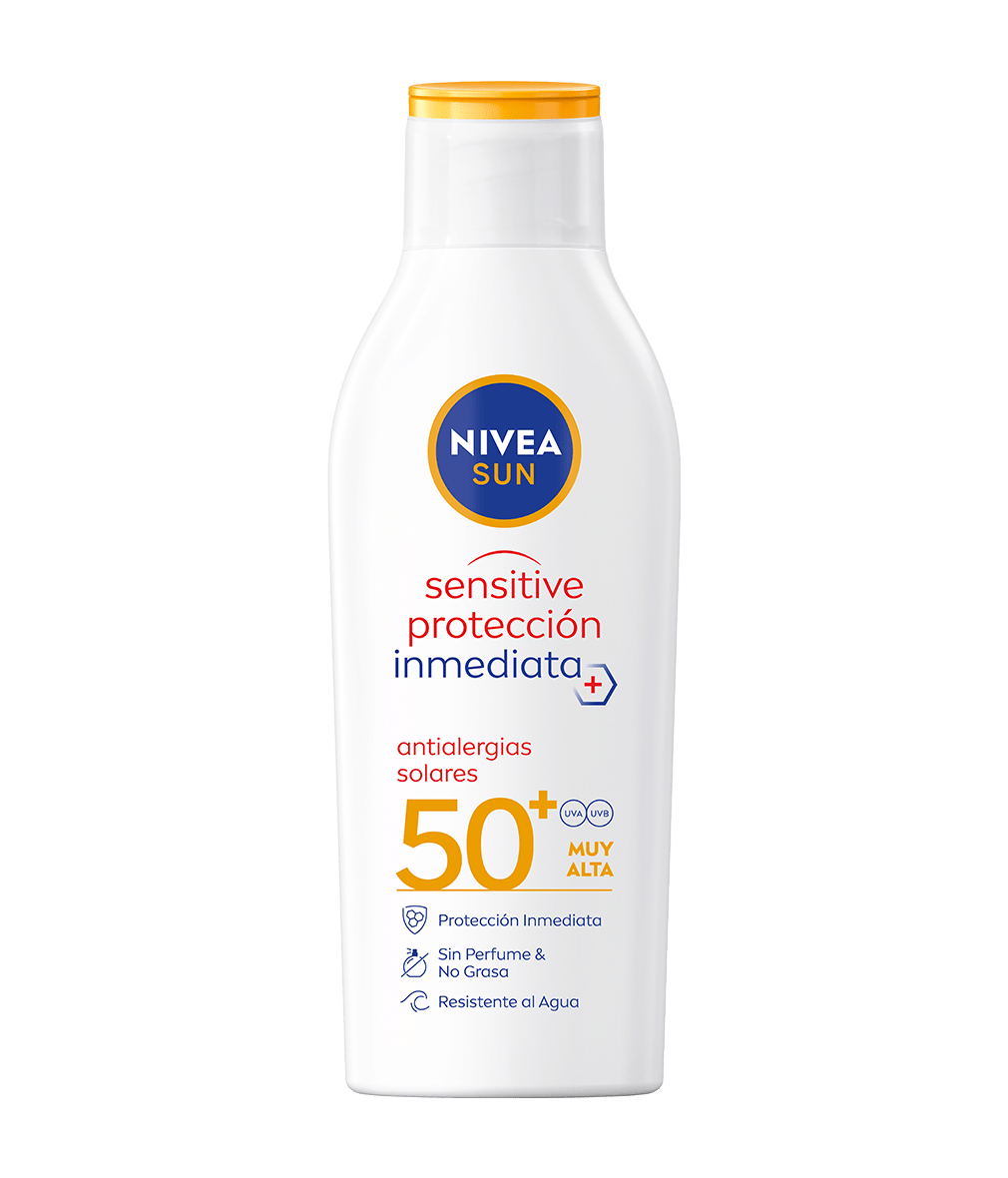 SENSITIVE Antialergias Loción Solar FP 50+ 200 ml | NIVEA SUN