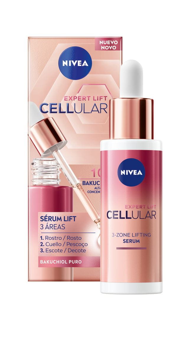 CELLULAR EXPERT LIFT, NIVEA, 3-Zonas, Serum Lift , anti-idade, antimanchas