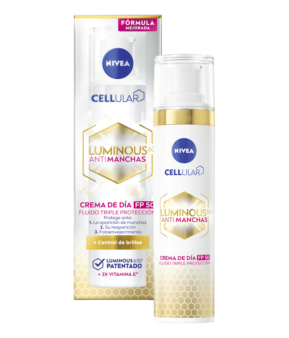 Luminous, creme de dia FP50 tripla proteção, creme de dia antimanchas FP50, NIVEA creme de dia, fluido, ácido hialurónico, manchas, tripla ação, vitamina E