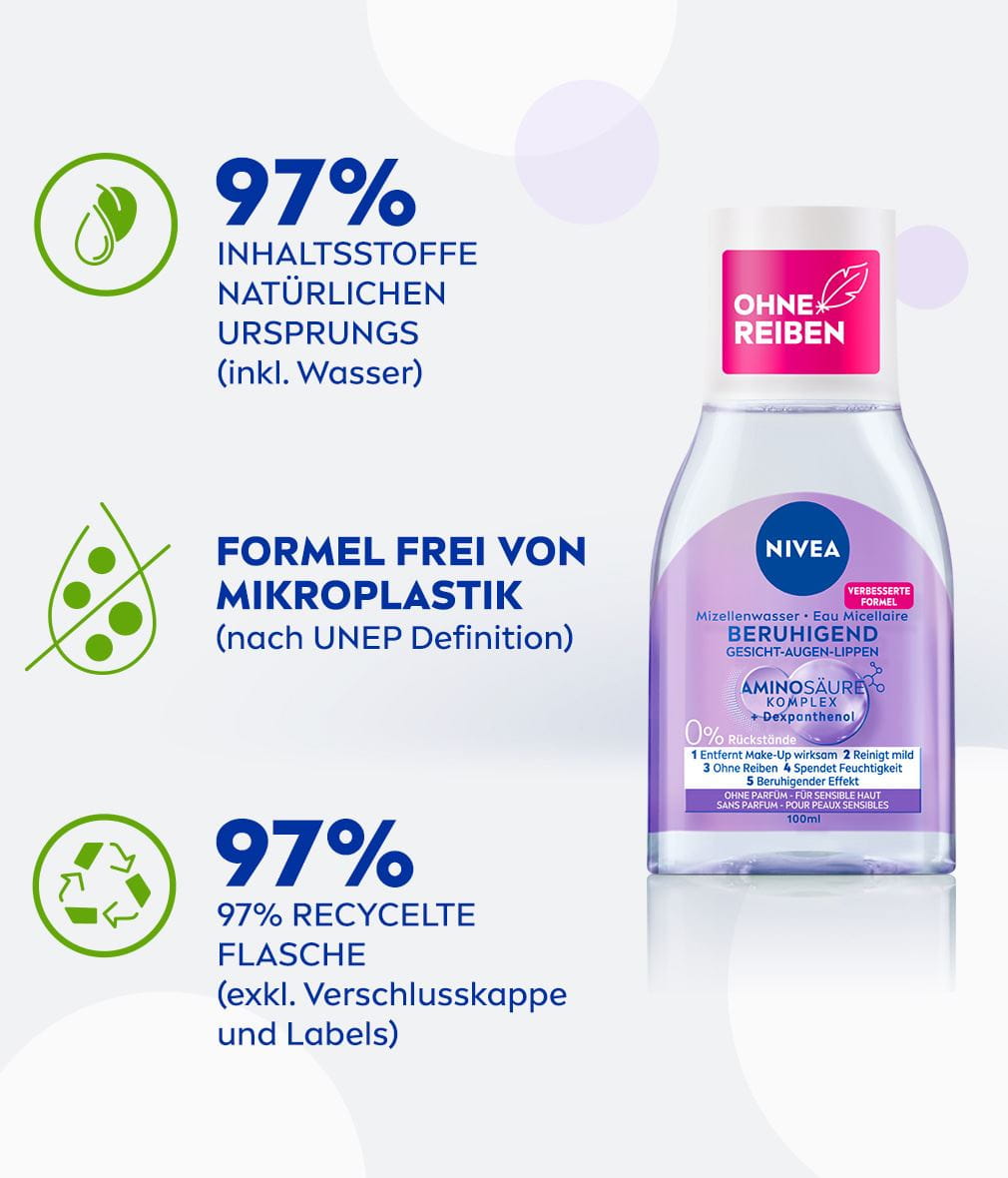 NIVEA Mizellenwasser Beruhigend 100 ml