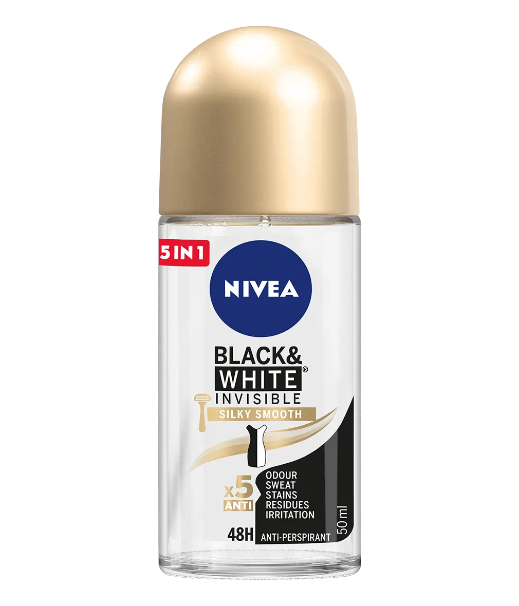 NIVEA - Hello GOLD! ⭐️ NIVEA's Invisible Black & White Silky Smooth  deodorant glides on your skin leaving it feeling just like silk even after  hair removal while giving you 48hr protection