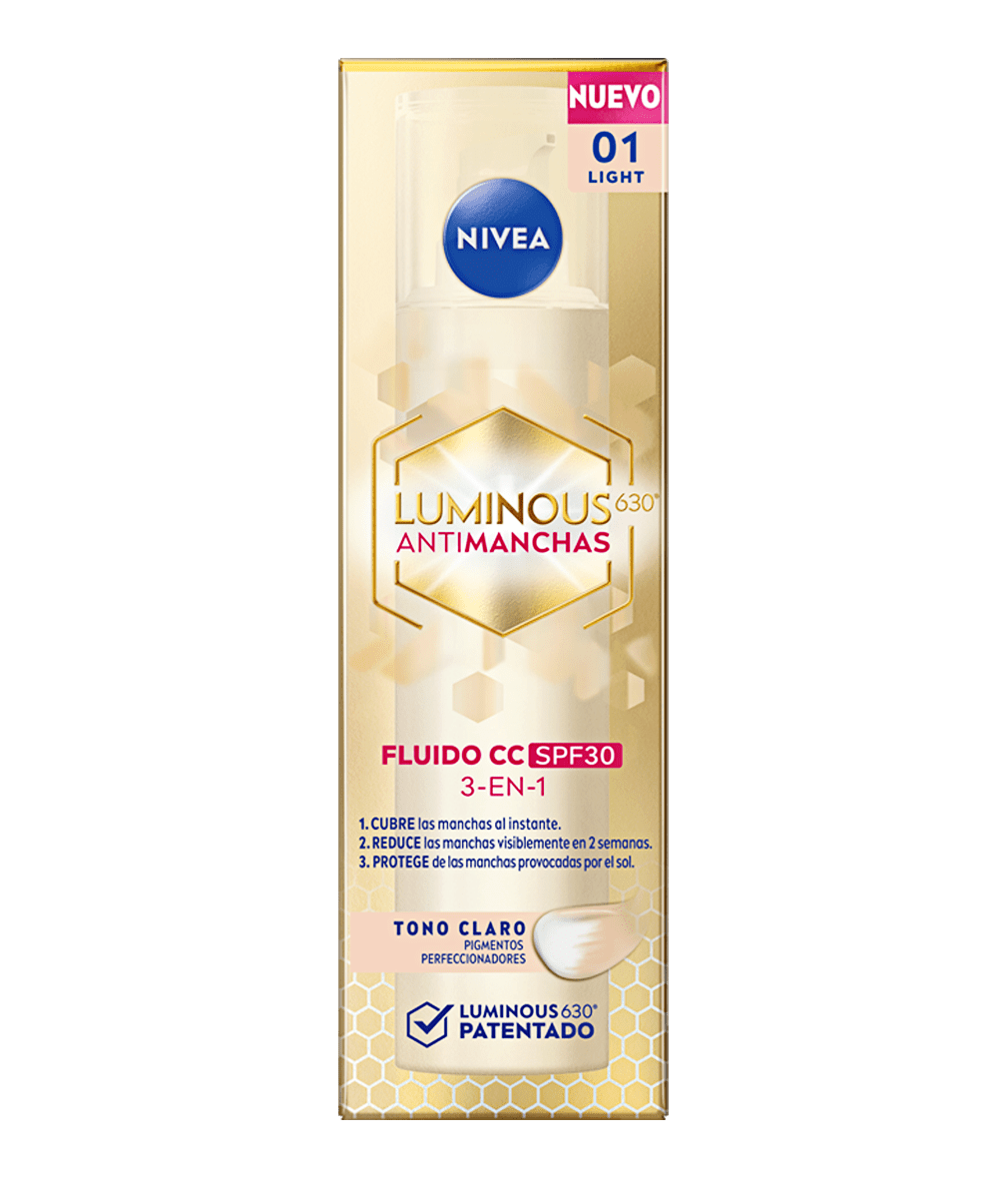 NIVEA Cellular Luminous630 Antimanchas Fluido con Color FP30 Tono Claro