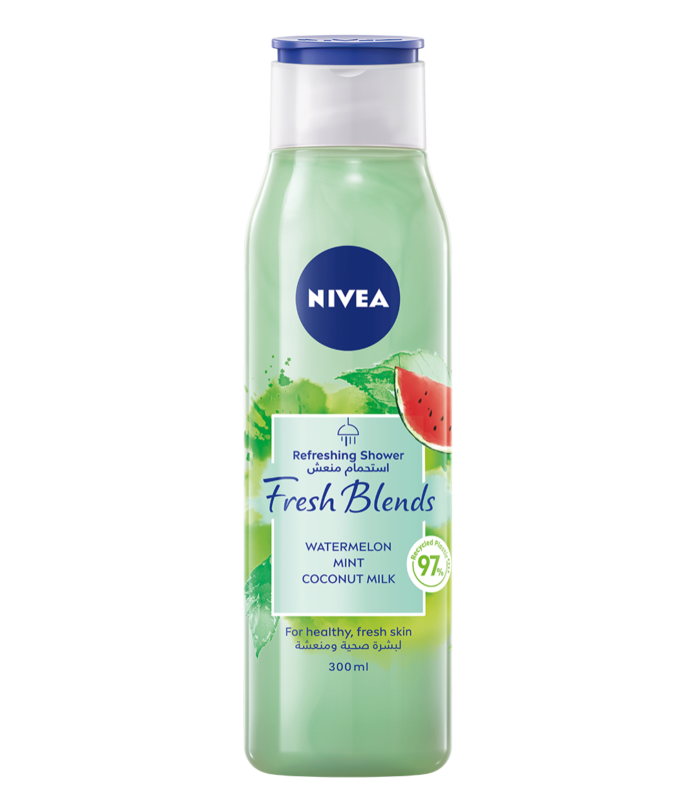 85576 Nivea Fresh Blends Watermelon shower 300ml clean packshot bi-lingual