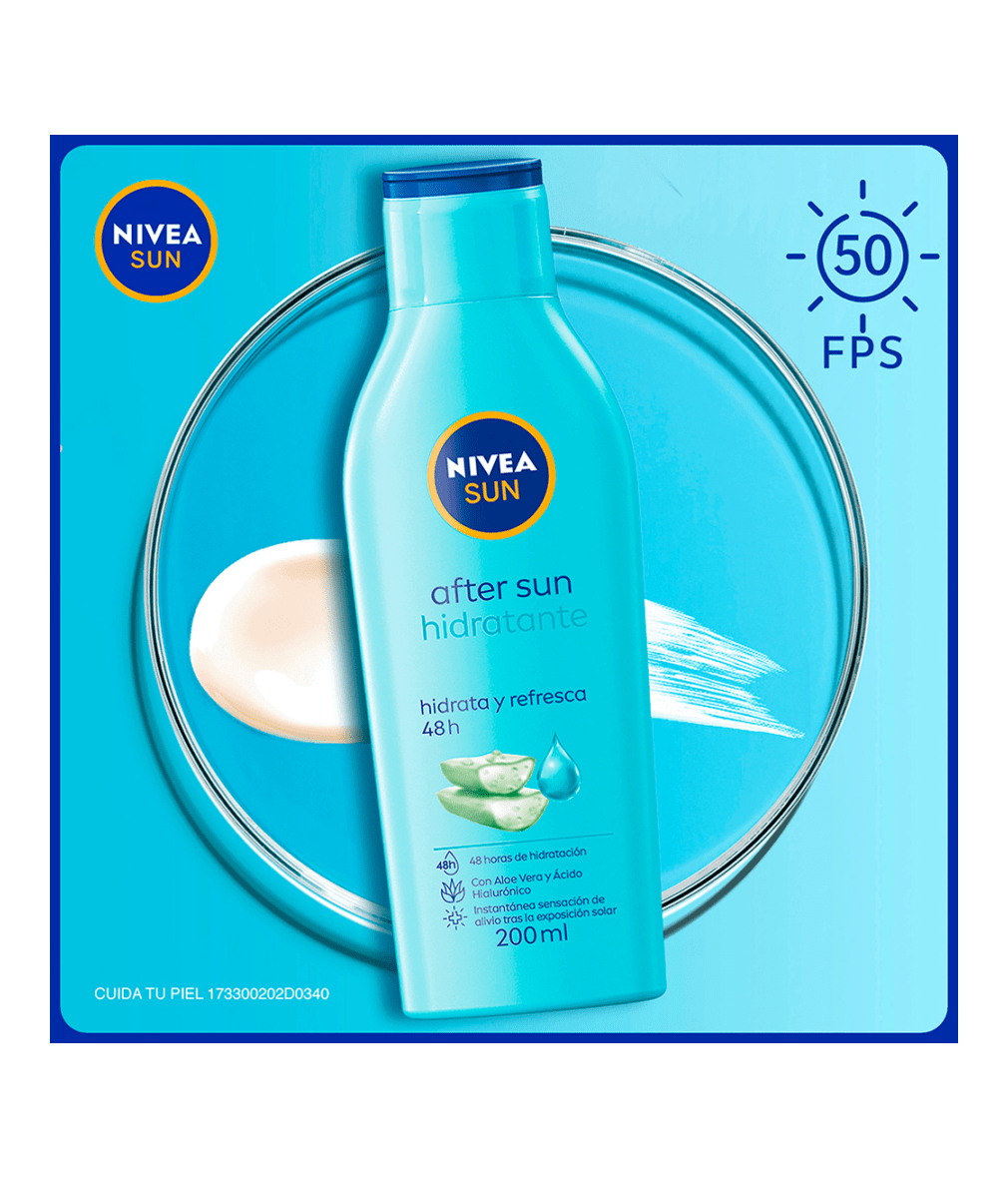 NIVEA SUN CREMA AFTERSUN HIDRATANTE DESPUÉS BRONCEADO 200ML