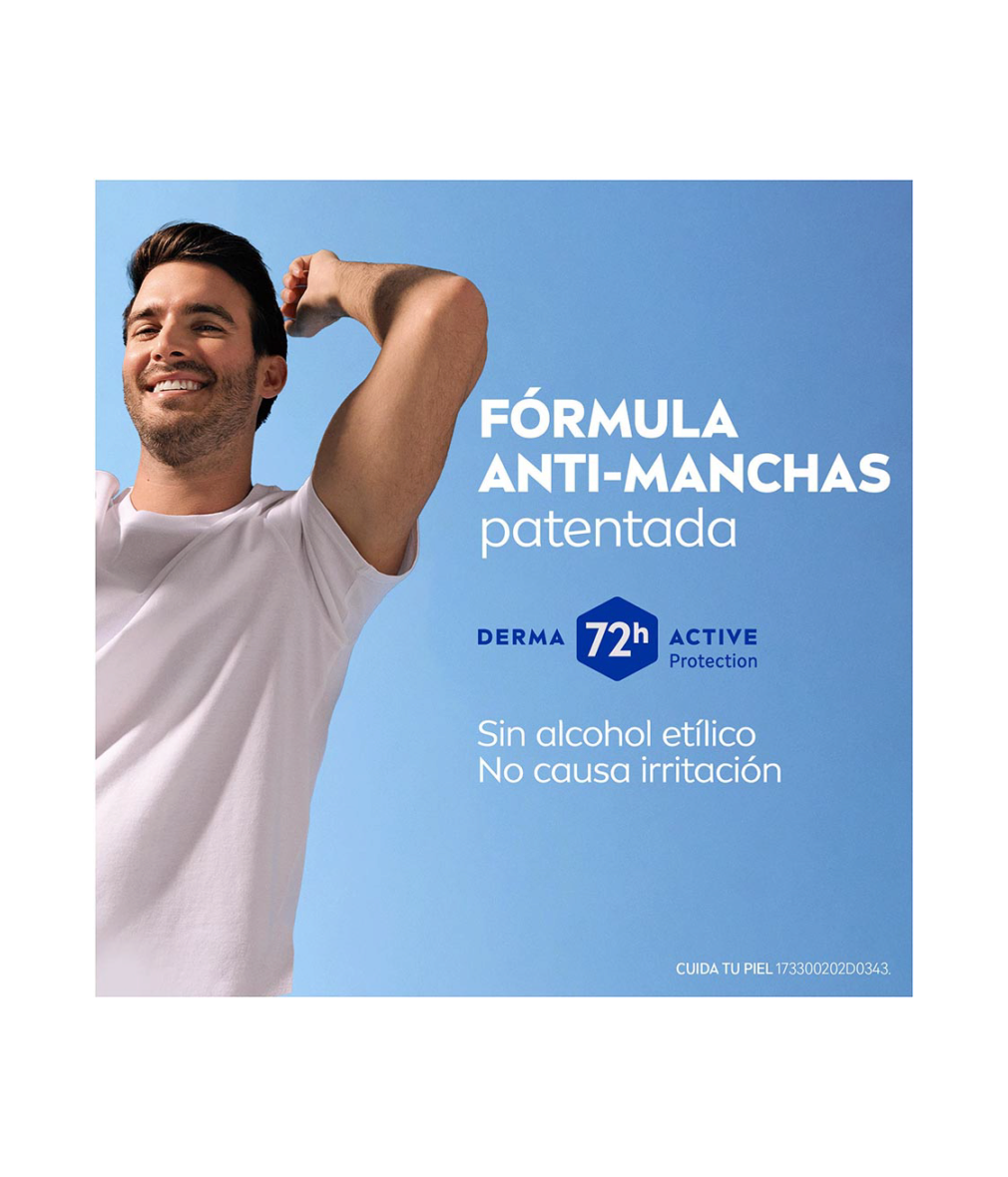 Barra Antitranspirante Antimanchas para Hombre Invisible Fresh 50g