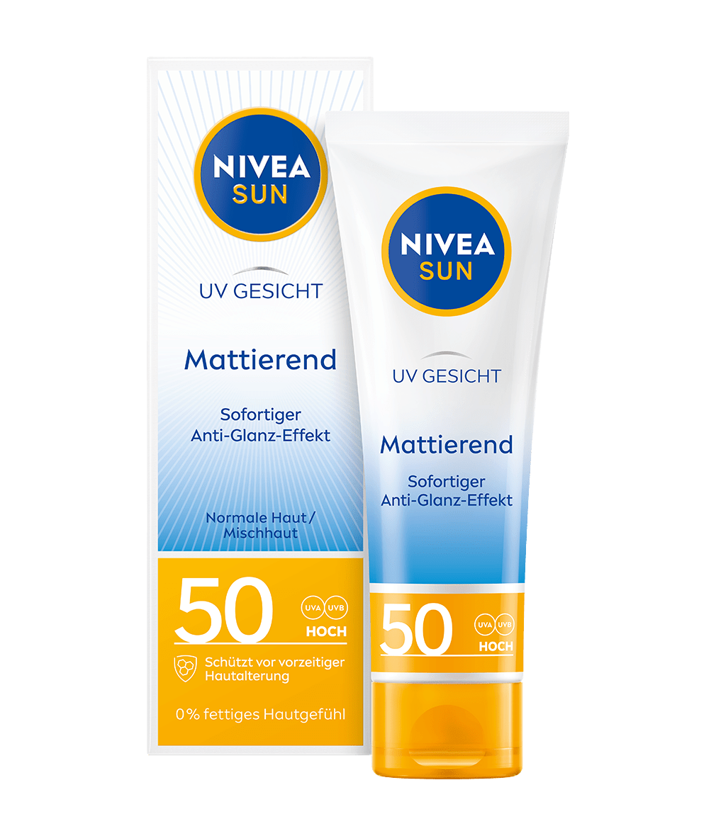 NIVEA SUN Gesicht Mattierender Sonnenschutz LSF 50 50 ml