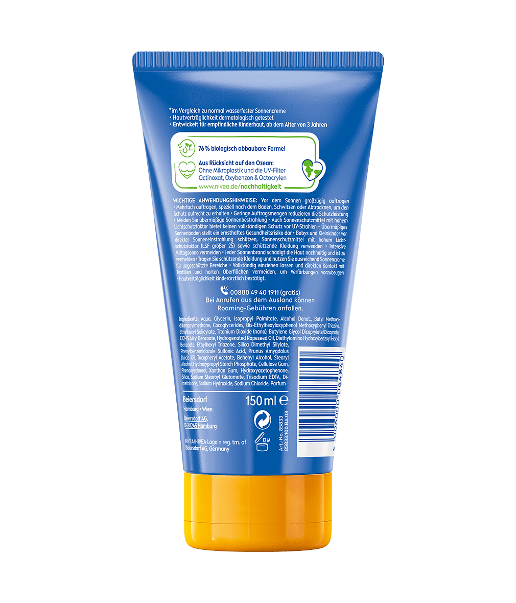 NIVEA SUN kids Ultra Schutz & Pflege Lotion LSF 50+ 150 ml