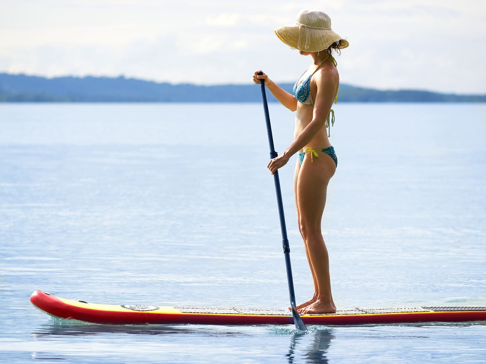 Paddle surf