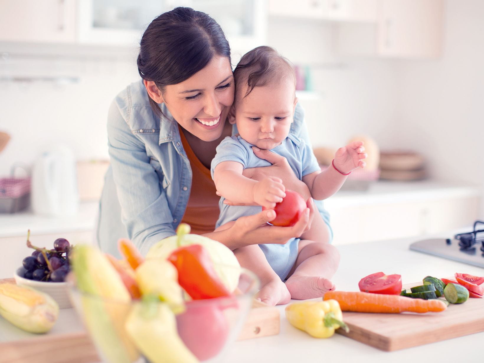 Ausgewogene Ernährung nach Geburt