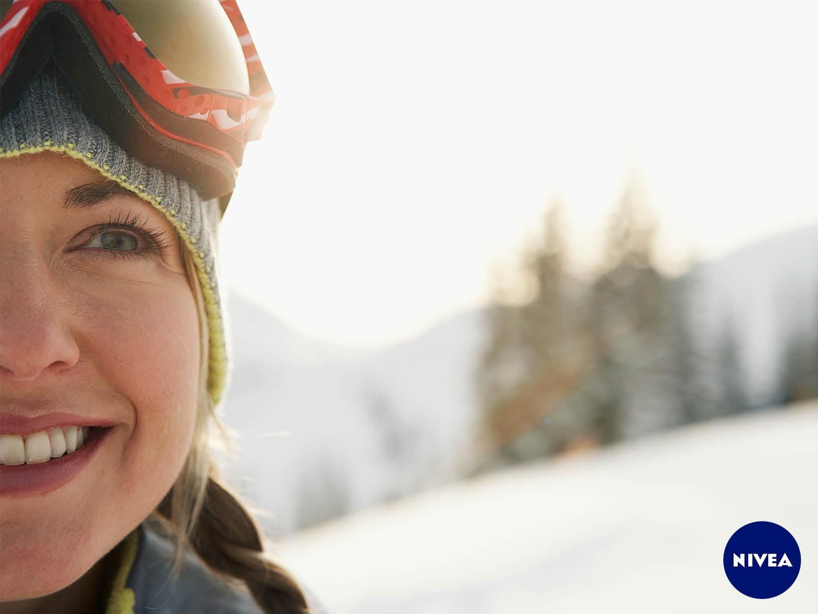 Skibrille schützt vor Sonnenbrand