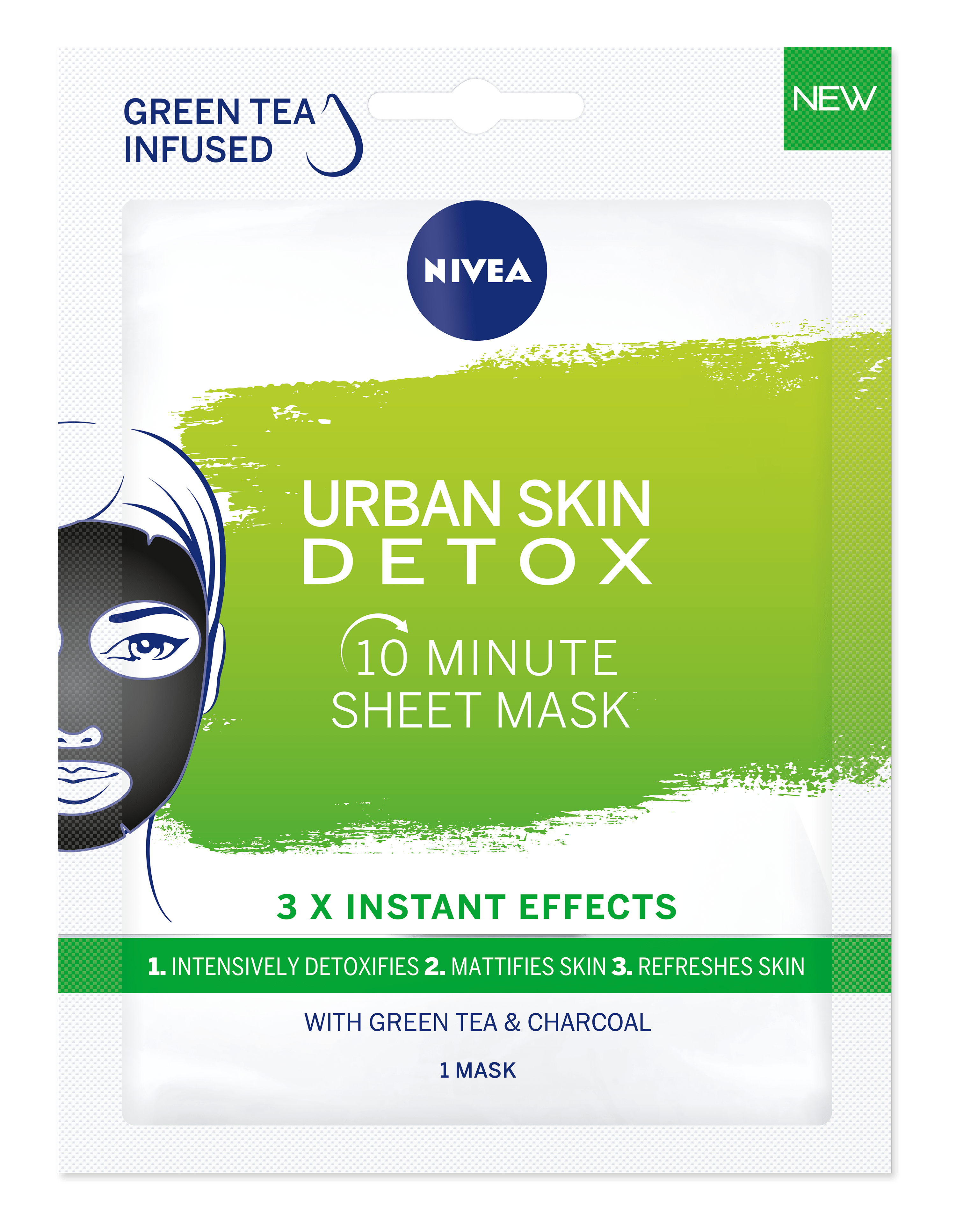 Nivea Urban Skin Detox Sheet Masks