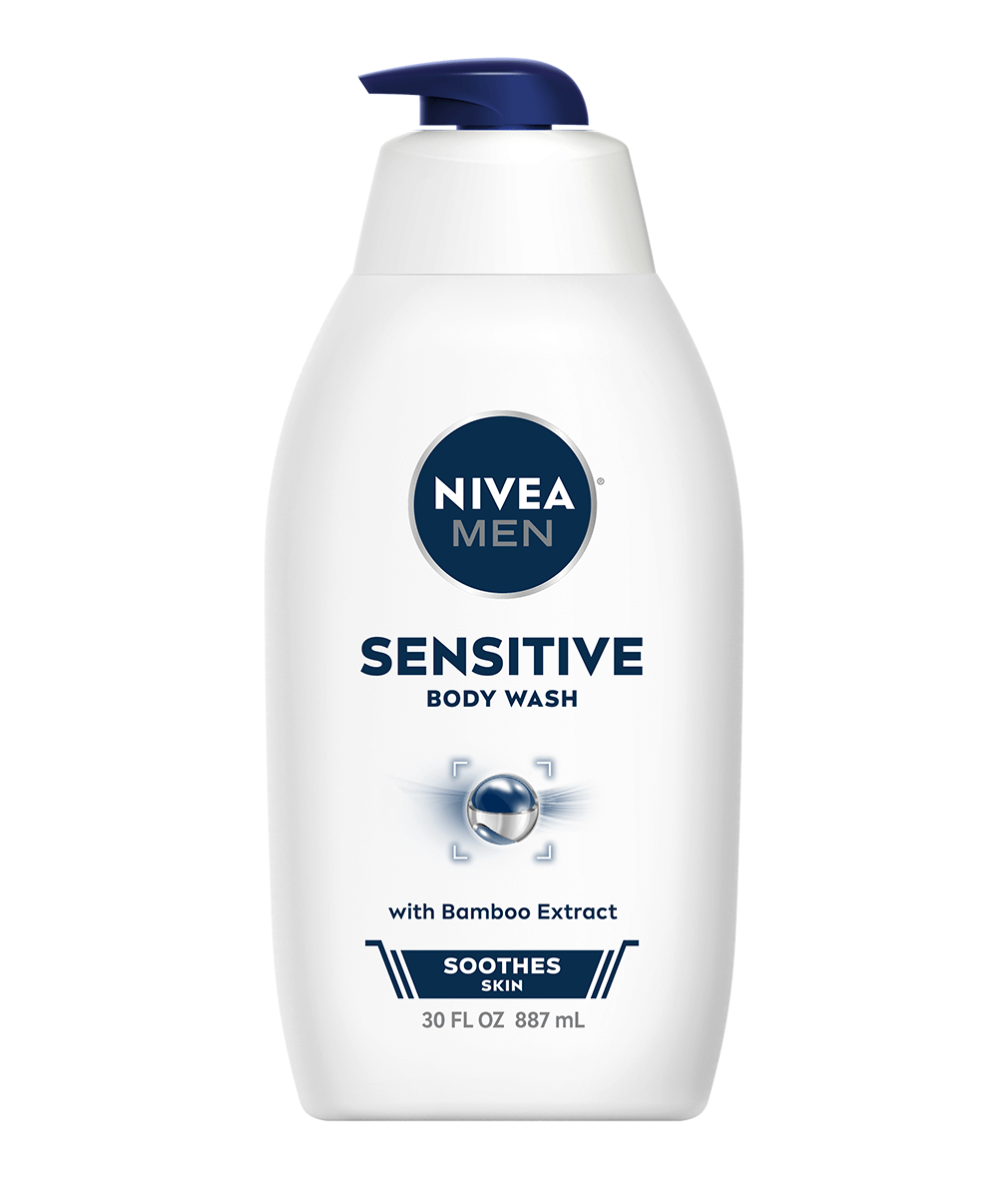 Nivea Men Body Wash, Sensitive, Soothes skin 16.9 fl oz